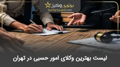 بهترین وکیل امور حسبی در تهران