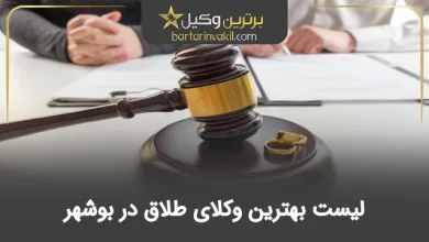 بهترین وکیل طلاق در بوشهر