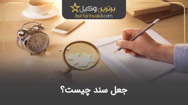 جعل سند چیست؟