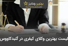 بهترین وکیل کیفری در گنبدکاووس