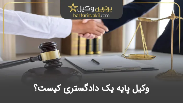 وکیل پایه یک دادگستری کیست؟