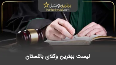 بهترین وکیل باغستان