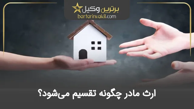 ارث مادر چگونه تقسیم میشود